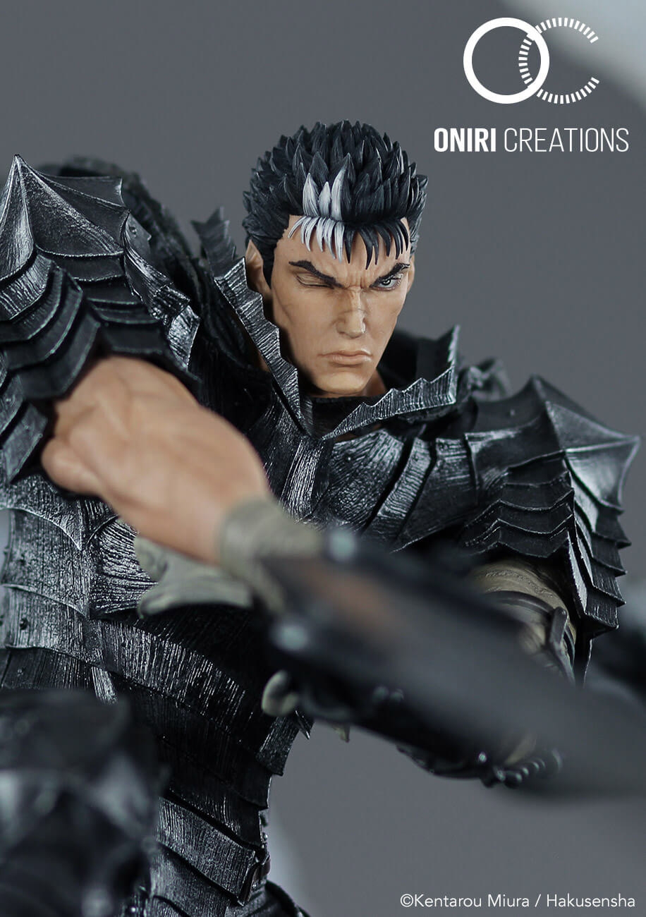 Berserk Statue Guts Et Zodd Versus Ganishka Epic Diorama