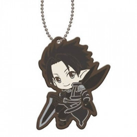 Sword Art Online Strap Kirito Fairy Dance Capsule Rubber Mascot 01