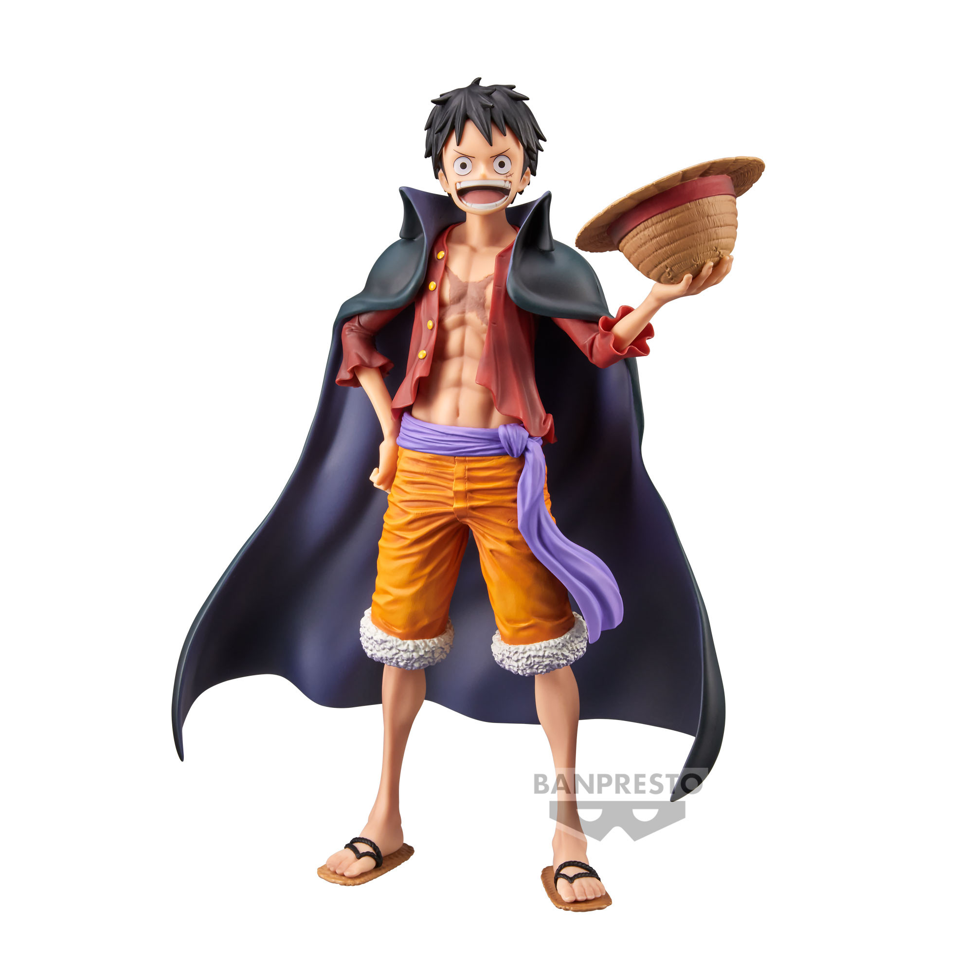 One Piece - Figurine Monkey D Luffy Grandista Nero II