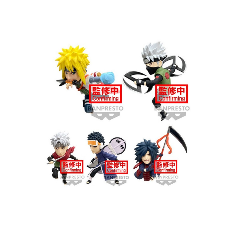 Naruto Shippuden - Pack De Figurines Naruto Shippuden TOP 99 WCF Vol.3