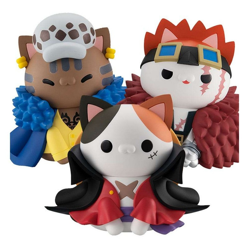 In Stock Original MegaHouse MEGA CAT PROJECT ONE PIECE Vol 03 Luffy Kaidou  Kozuki Oden Q