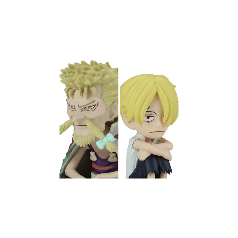 ONE PIECE WORLD COLLECTABLE FIGURE LOG STORIES-SANJI & ZEFF