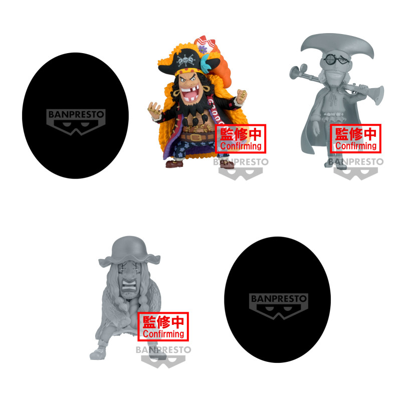 Pack Figurines One Piece WCF Trafalgar Law VS L'Équipage De Barbe Noire
