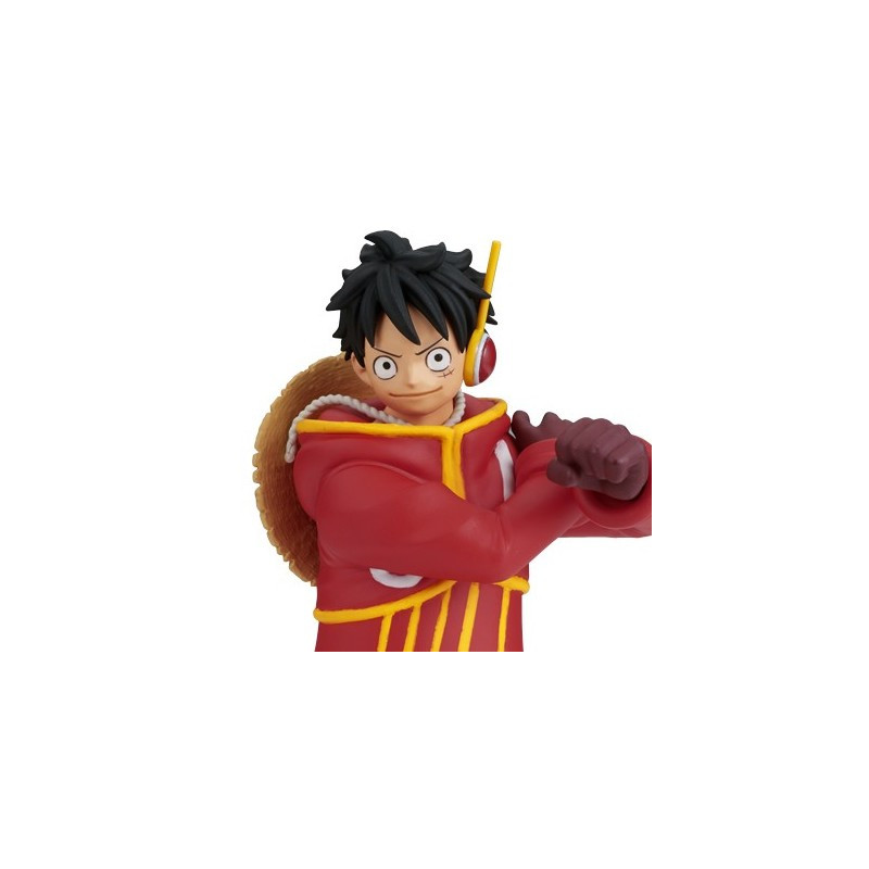 FIGURINE ONE PIECE - Monkey D. Luffy Egg Head Ver. Battle Record